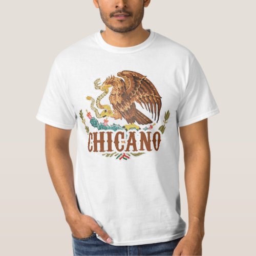 Mexico Coat of Arms Chicano T_Shirt