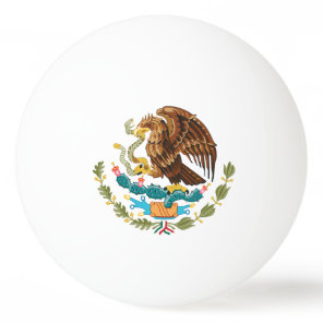 Mexico Coat of Arms - Flag of Mexico Ping Pong Ball