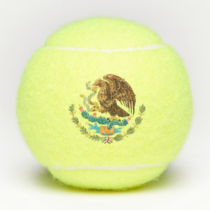 Mexico Coat of Arms - Flag of Mexico Tennis Balls