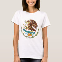 Mexico Coat of Arms Ladies Petite T-shirt