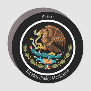 Mexico Coat of Arms Patriotic Car Magnet
