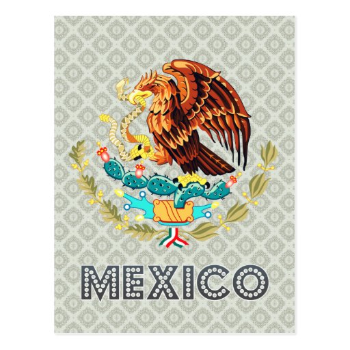 Mexico Coat of Arms Postcard | Zazzle