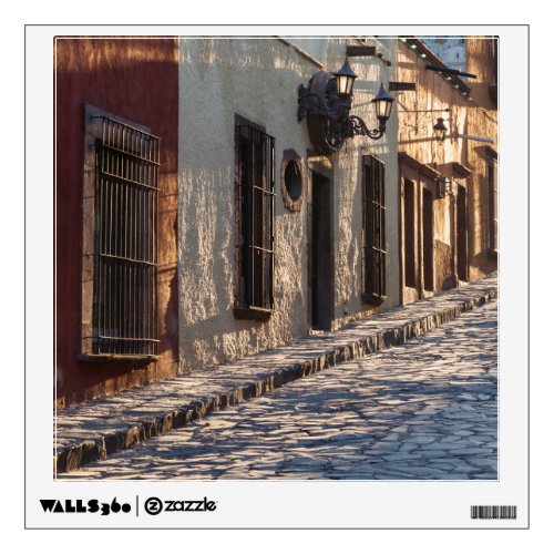 Mexico Cobblestone Street Wall Decal