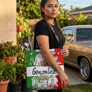Mexico colors Personalized tote bag