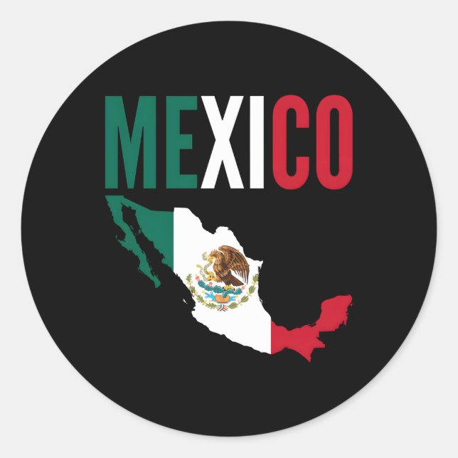 Mexico Country Mexican Classic Round Sticker (Front)