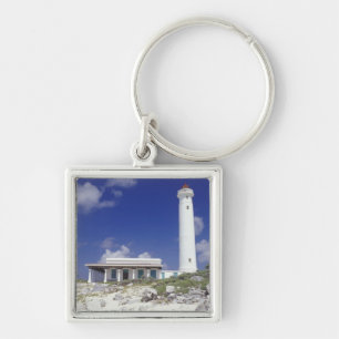 Mexico, Cozumel. Punta Sur Celarain Lighthouse. Keychain