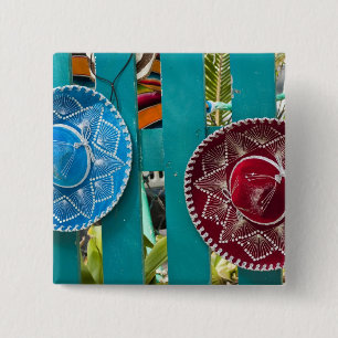 Mexico, Cozumel. Souvenirs in Isla de Cozumel Button