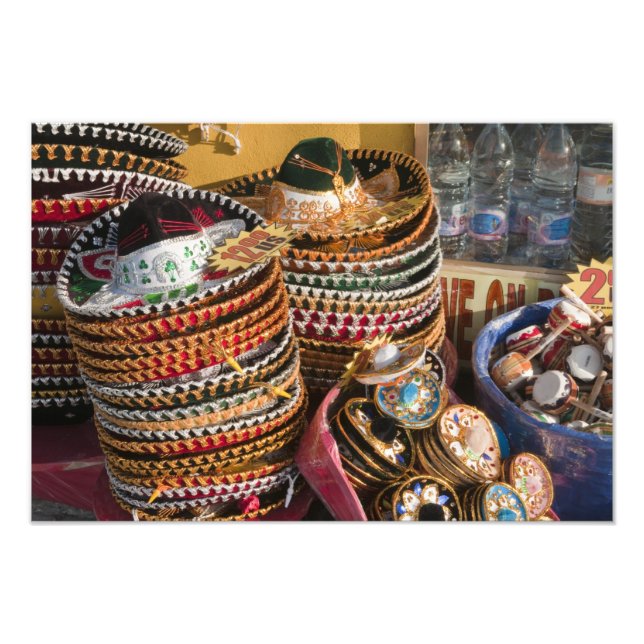 Mexico, Cozumel. Souvenirs in Isla de Cozumel Photo Print (Front)