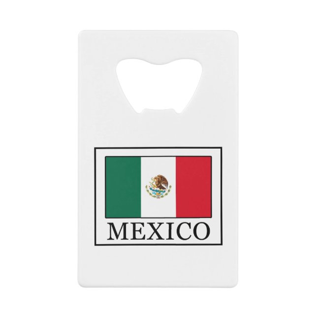 Mexico Credit Card Bottle Opener (Front)