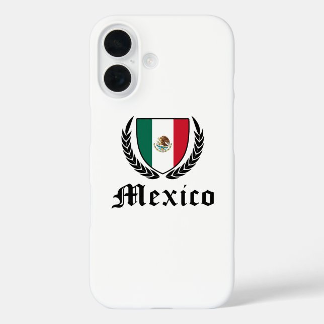 Mexico Crest Case-Mate iPhone Case (Back)