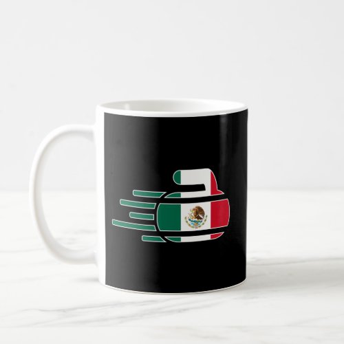 Mexico Curling Team Fans Jersey Mexican Curler Win Coffee Mug