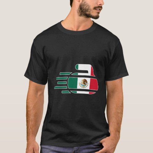 Mexico Curling Team Fans Jersey Mexican Curler Win T_Shirt