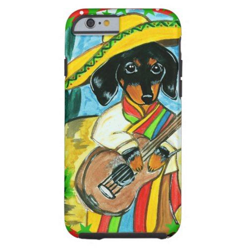 MEXICO DACHSHUND TOUGH iPhone 6 CASE