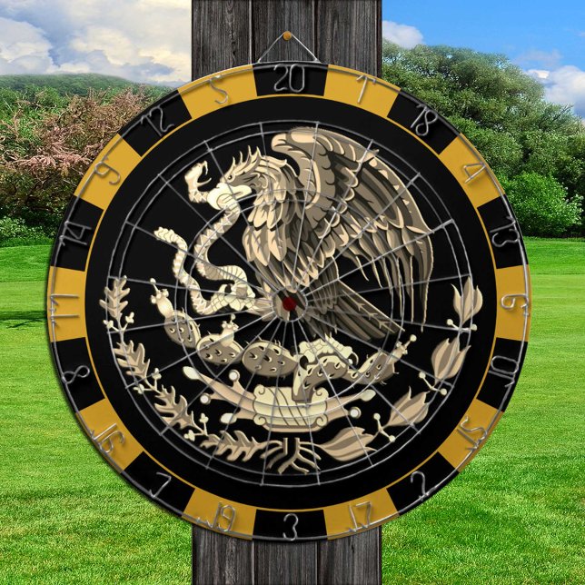 Mexico Dartboard, Eagle & Flag darts / game board Dart Board (Creator Uploaded)