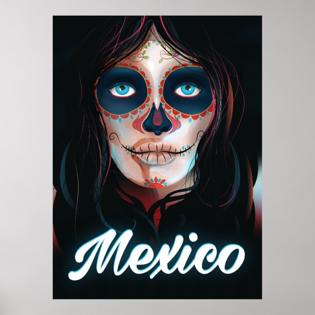 Mexico Day of the Dead Vacation poster (Front)