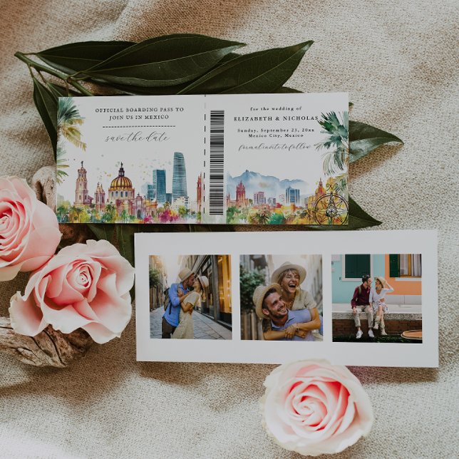 Mexico | Destination Wedding Boarding Pass (Creator Uploaded)
