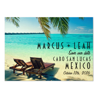 Mexico Destination Wedding Save the Date Card