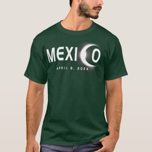Mexico Eclipse Souvenir April 8th 2024  T_Shirt