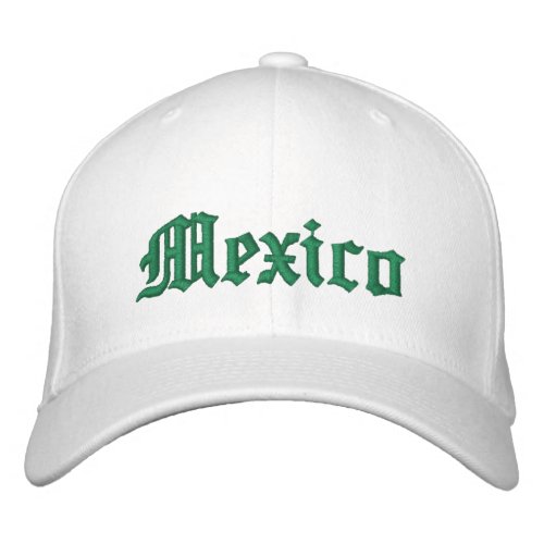 Mexico Embroidered Baseball Hat