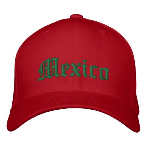 Mexico Embroidered Baseball Hat