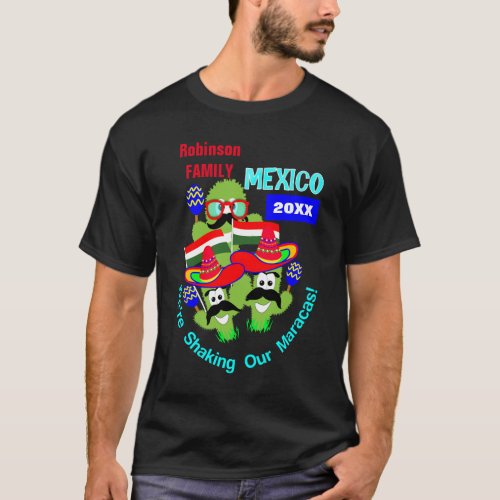 Mexico Family Group Vacation Fun Personalized T_Shirt