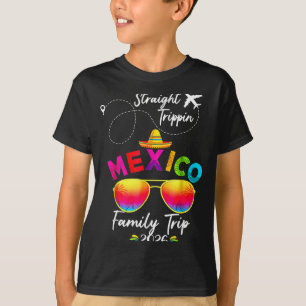 Mexico Family Vacation Cancun 2026 Straight Tripn T-Shirt