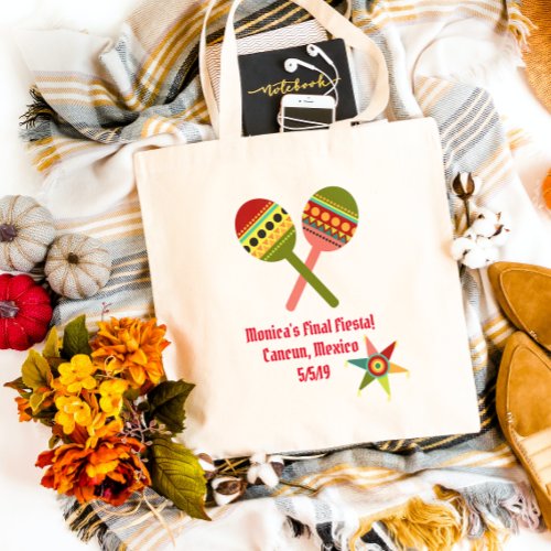 Mexico Fiesta Gift Bachelorette Vacation Tote Bag