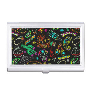 Mexico Fiesta Pattern  Business Card Case