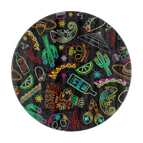 Mexico Fiesta Pattern  Cutting Board