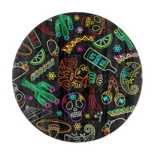 Mexico Fiesta Pattern  Cutting Board