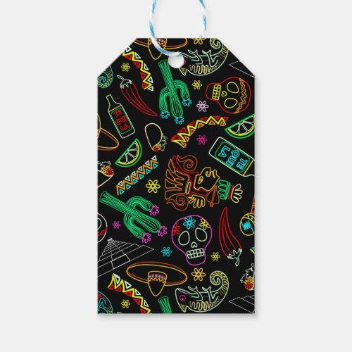 Mexico Fiesta Pattern  Gift Tags