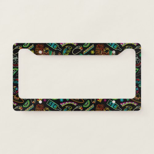 Mexico Fiesta Pattern  License Plate Frame
