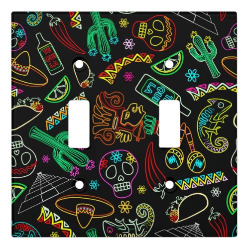 Mexico Fiesta Pattern  Light Switch Cover