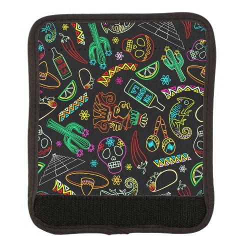 Mexico Fiesta Pattern  Luggage Handle Wrap