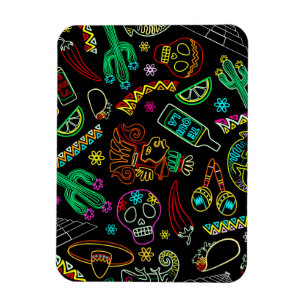 Mexico Fiesta Pattern  Magnet