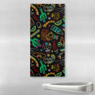 Mexico Fiesta Pattern  Magnetic Notepad