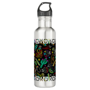 Mexico Fiesta Pattern  Stainless Steel Water Bottle