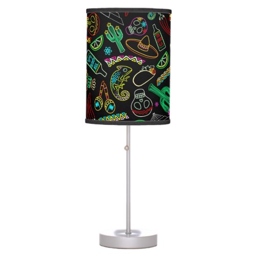 Mexico Fiesta Pattern  Table Lamp