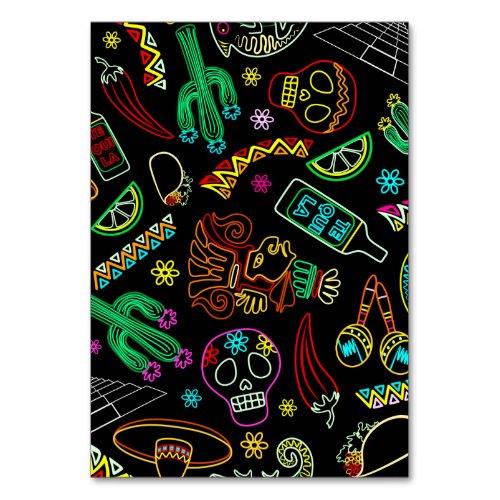 Mexico Fiesta Pattern  Table Number
