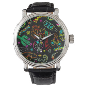 Mexico Fiesta Pattern  Watch