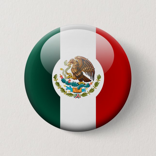 Mexico Flag 2.0 Button (Front)