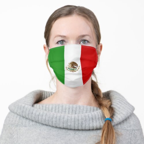 Mexico Flag Adult Cloth Face Mask