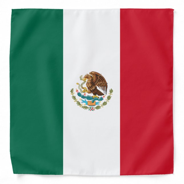 Mexico Flag Bandana (Front)