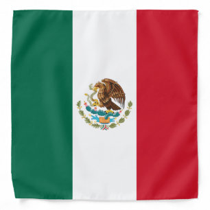 Mexico Flag, Bandera de Mexican Republic Bandana