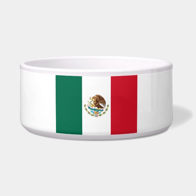 Mexico Flag, Bandera de Mexican Republic Bowl (Front)