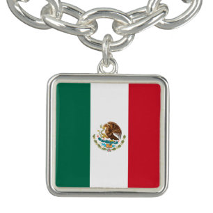 Mexico Flag, Bandera de Mexican Republic Bracelet