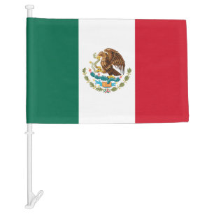 Mexico Flag, Bandera de Mexican Republic Car Flag