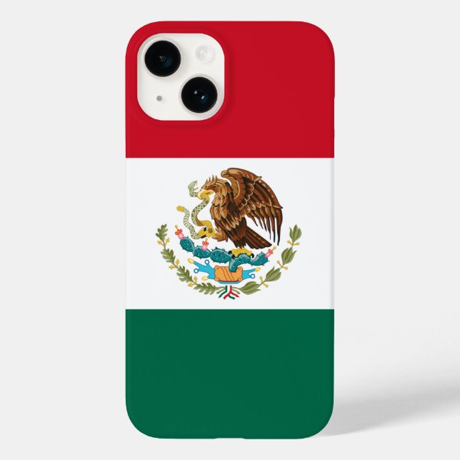 Mexico Flag, Bandera de Mexican Republic Case-Mate iPhone Case (Back)