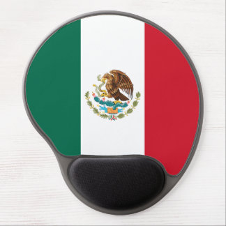 Mexico Flag, Bandera de Mexican Republic Gel Mouse Pad