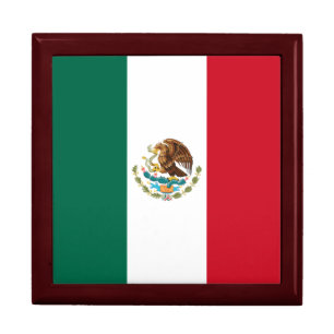 Mexico Flag, Bandera de Mexican Republic Gift Box